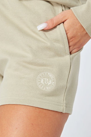 Twill Active Essentials Lounge Shorts - Stone